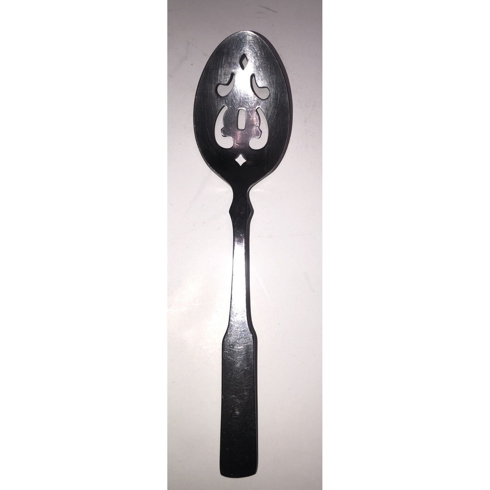 Rogers Co Stainless Steel Slotted Spoon Korea 8"‎